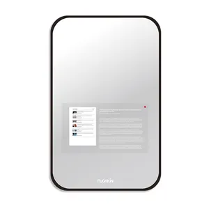 Màu xanh-răng thông minh Gương Android 11 Hệ thống chống sương mù không thấm nước thông minh ma thuật gương TV LED chiếu sáng phòng tắm thông minh gương