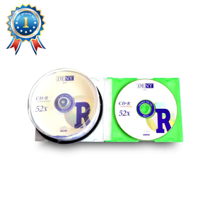 CD-R vierges de haute qualité pour l'enregistrement, 700 Mo, 52x, personnalisables avec logo OEM, impression de disques, vente en gros à prix abordable - Product Image 4