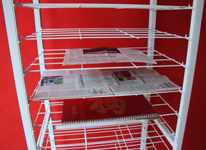 תצוגת קרבון צבעונית עמדה קובץ אחסון משרד מסמך מדף אחסון חנות נייר כרטיס חנות וספר מתלה - Product Image 2