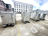 Réservoir à vin carré de 1500L 400 gallons en acier inoxydable pour stockage en cube empilable portable et réservoir IBC