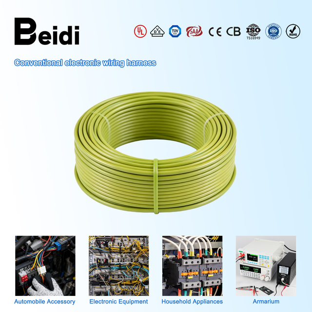 Flexible UL2651 Flat Ribbon Cable with PVC Insulation High Temperature Resistance (-30C to 105C) for Narrow Space Wiring