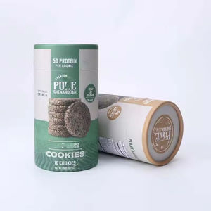 Tubo de latas compuestas de papel de cubierta de hierro cilíndrico biodegradable personalizado tubo de papel reciclado para embalaje de alimentos y medicamentos - Product Image 5