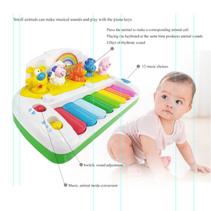 Popolare di plastica del fumetto mini <span class=keywords><strong>pianoforte</strong></span> per <span class=keywords><strong>bambini</strong></span> giocattolo di musica strumento educativo per i <span class=keywords><strong>bambini</strong></span> - Product Image 1