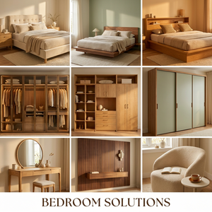 Customizable Solid Oak Wood Eco-Friendly Durable Modern Minimalist <strong>Platform</strong> <strong>Bed</strong> <strong>with</strong> <strong>Storage</strong> Headboard and LED Light - Product Image 6