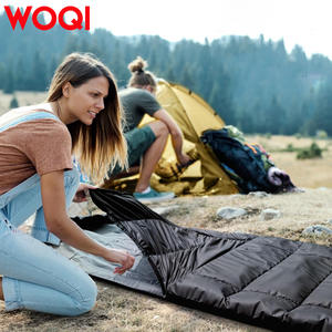 Sac de couchage Woqi 86,6 pouces, enveloppe rectangulaire, 3 saisons, léger, respirant, polyester, équipement de camping et de randonnée pour adultes - Product Image 3