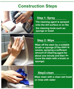 Multipurpose Clean & Shine Interior Car Cleaner and Dressing Waterless Restore Leather Plastic and Vinyl Surfaces 500ml - Product Image 5