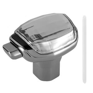 Pommeau de levier de vitesse en cristal pour Mazda3, transmission automatique, noir mat brillant, logo personnalisable - Product Image 3