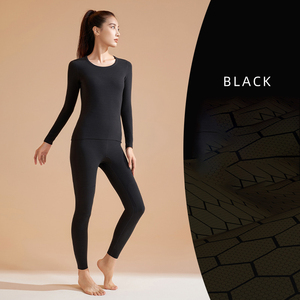 Ensemble de <span class=keywords><strong>sous</strong></span>-<span class=keywords><strong>v</strong></span>êtements thermiques en coton 2026 pour femme : Leggings thermiques et haut à <span class=keywords><strong>col</strong></span> en <span class=keywords><strong>V</strong></span> avec dentelle – <span class=keywords><strong>V</strong></span>êtements thermiques pour femme - Product Image 4