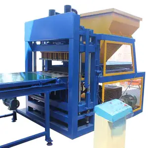 WT6-10 voll automat isierte Ton-Boden-Ziegel-Maschine ineinandergreifen der Block, der Maschinen in Gabun herstellt