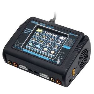 Cargador/Descargador de Baterías de Doble Canal con Pantalla Táctil HTRC T240 DUO AC 150W DC 240W 10A Original - Product Image 1