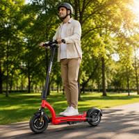 Trottinette électrique Hikerboy Foxtrot Plus avec roue auxiliaire, frein à tambour, frein à disque, déplacement sûr, Escooter