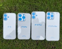 Prix d'usine pour coques de téléphone en silicone liquide transparent TPU 1,5 mm pour iPhone 17 Pro Max 15 Plus 13 Mini