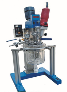 Thiết bị phòng thí nghiệm chuyên nghiệp Máy trộn cắt cao lò phản ứng Neo loại trộn bể thủy tinh phòng thí nghiệm homogenizer chân không nhũ hóa - Product Image 5