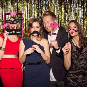 Decoración para Fiesta <span class=keywords><strong>de</strong></span> Cumpleaños <span class=keywords><strong>de</strong></span> <span class=keywords><strong>Niña</strong></span>, Arreglo <span class=keywords><strong>de</strong></span> Globos, Rosa Dorado, Juego <span class=keywords><strong>de</strong></span> 31 Accesorios Desechables <span class=keywords><strong>de</strong></span> Papel para Fotos - Product Image 5