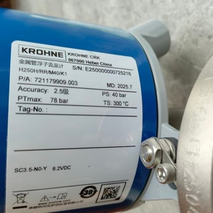 Débitmètre à flotteur tubulaire en métal KROHNE H250 DN25 à raccordement par bride pour l'eau - Product Image 2