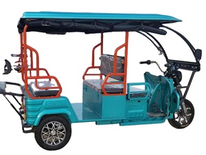 Triciclo Eléctrico de 3 Ruedas para Pasajeros con Techo ABS, 4 Asientos, Motor de 48/60 V y 1000 W, Alcance de 100 km - Product Image 2