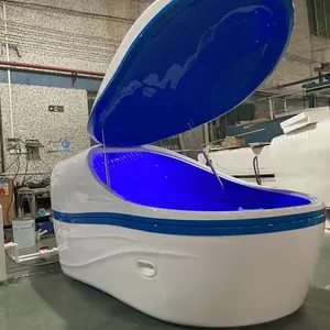 2024 new big blue starlight music ozone filter salt water zero gravity sensory deprivation isolation floating tank pod for spa