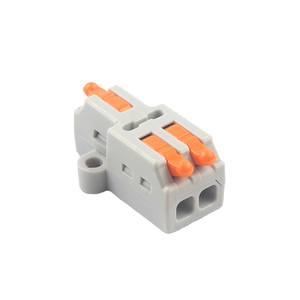 Connecteur rapide pour fils électriques flexibles multibrins, bornier à levier 3P avec boîtier PC pour applications électriques - Product Image 4