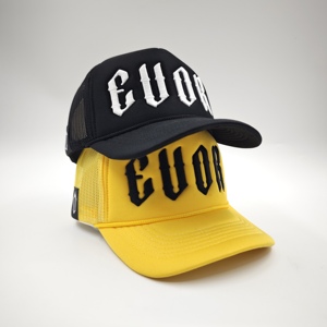 Custom Logo Embroidered Foam Trucker Hat OTTO Style High Quality OEM Low MOQ Vintage Mesh Back <b>Snapback</b> <b>Cap</b> For Men - Product Image 3