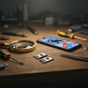 Bandeja para tarjeta SIM y Micro SD Xiaomi Mi11 Lite, color rosa, pieza de repuesto para reparación de teléfonos móviles - Product Image 3