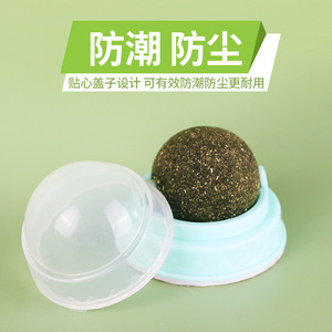 Juguete Interactivo para Gatos con Bola Giratoria de Catnip para Limpieza Dental, Color Sólido QW222 - Product Image 4