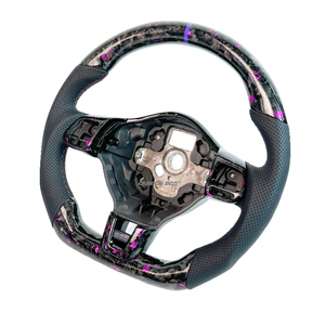 Volante Deportivo de Fibra de Carbono Forjado Morado para Volkswagen MK6 GTI Golf 6 GTD R 2009-2013 Polo GTI Passat - Product Image 4