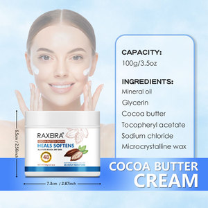 Crème Visage au Beurre de Cacao et Collagène, Baume Réparateur Naturel Végétalien pour la Barrière Cutanée, Crème Éclaircissante Hydratante et Apaisante pour le Visage - Product Image 6