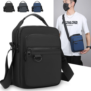 Men's Crossbody Bag Small Water Resistant Multi Layer Storage Shoulder Bag For Everyday Use - Product Image 1