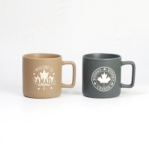 Taza de gres con forma de fábrica personalizada, recuerdo turístico de ciudad con patrón de montaña para tazas de cerámica de calidad de té o <span class=keywords><strong>café</strong></span> con leche - Product Image 5