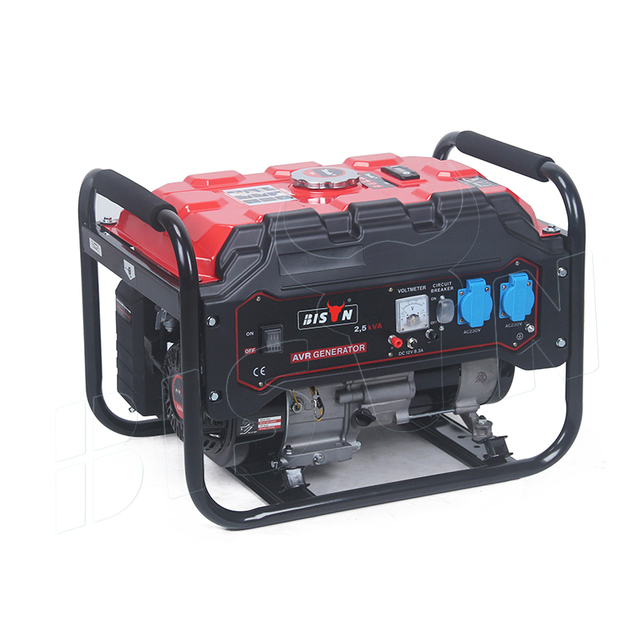 Stock 6.5hp 2kw Gas Generator Portable Emergency Power Generator Petrol 2000w