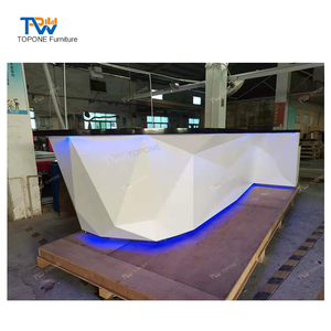 Custom Modern White Wedding Events bar <strong>Counter</strong> Solid Surface bar <strong>Counter</strong> with Custom logo - Product Image 1