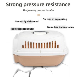 Cage portable en plastique <span class=keywords><strong>pour</strong></span> animaux de compagnie, étui à fermeture à bouton <span class=keywords><strong>pour</strong></span> élevage de <span class=keywords><strong>chats</strong></span> et lapins, vente en gros de modèles transfrontaliers - Product Image 4