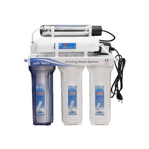 Filtro de agua/purificador de agua para uso doméstico y hotelero Manual de 5 etapas con encimera de grifo inteligente UV para uso debajo del fregadero - Product Image 2