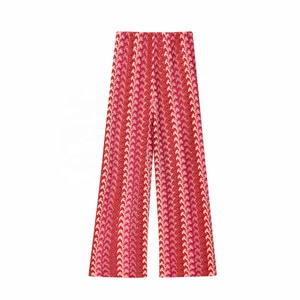 <span class=keywords><strong>Pantalones</strong></span> de <span class=keywords><strong>Mujer</strong></span> Tejidos a Crochet, Estilo Chic, <span class=keywords><strong>Verano</strong></span> 2026, Cintura Alta, Vintage - Product Image 2