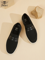 Chaussures décontractées d'été pour hommes, style mocassins en tricot, avec logo personnalisé, OEM ODM, faible MOQ, en tissu respirant, à enfiler, semelle en caoutchouc, 3 couleurs, vente en gros