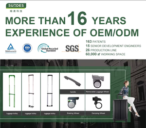 SUNDES troli bagasi portabel kustom troli Transfer kargo dapat dilepas gratis sampel artefak berkemah luar ruangan kecil terbuat dari plastik - Product Image 6