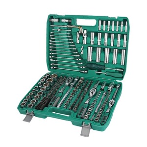 Socket Wrench Set 1/4 In Hex Drive Chromium Vanadium Steel Auto Repair Tools Industrial Grade Mechanical Use - Product Image 4