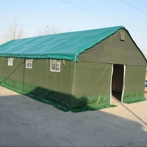 Tenda di emergenza in tela verde temporanea all'aperto 4 stagioni invernali tende di soccorso in caso di calamità per rifugiati pesanti per il <span class=keywords><strong>disastro</strong></span> del fuoco - Product Image 1