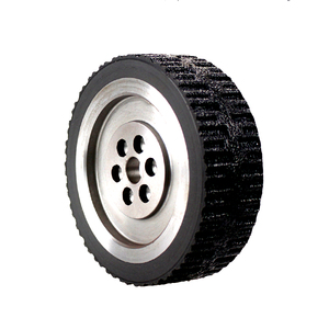 Roues de direction de robot <span class=keywords><strong>AGV</strong></span> bon marché et de haute qualité, roues motrices à quatre roues, chariot élévateur tout-terrain, roues motrices - Product Image 2