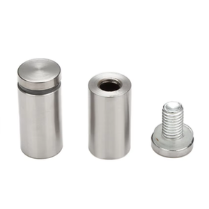 Guyi đồ nội thất phần cứng bán buôn sắt điều chỉnh standoff Nail miếng đệm thông qua Grip dấu hiệu Đen bu lông Brass standoff - Product Image 5