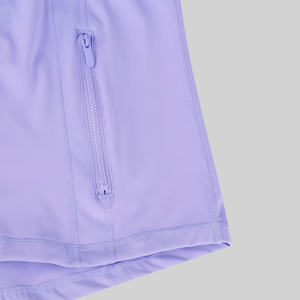 Veste de yoga <span class=keywords><strong>Lulu</strong></span> double face brossée pour femme, coupe ajustée, respirante, col montant, très élastique, motif uni, pour le fitness - Product Image 5