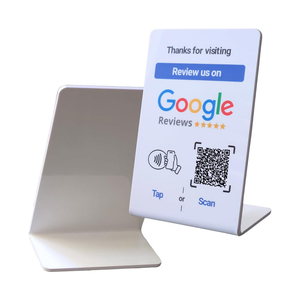 Matt Black Programmable NFC Chip Tarjeta de PVC en blanco Google Review Tarjetas NFC con código QR Interfaz de comunicación RFID para pago - Product Image 5
