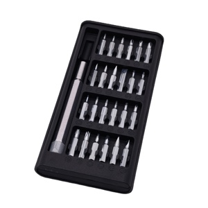 Juego de destornilladores multifunción 24 en 1 Herramientas manuales de reparación de computadora de teléfono móvil de precisión portátil - Product Image 1