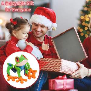 Imanes de nevera de plástico articulados impresos en 3D con forma de rana al por mayor - Juguetes unisex de Animal Crossing de PLA personalizados en color/tamaño para exportación a granel - Product Image 4