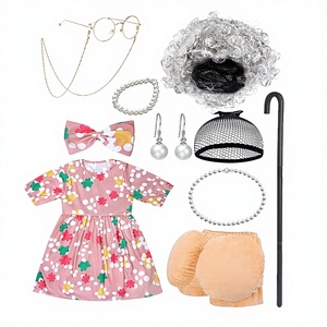 <span class=keywords><strong>Disfraz</strong></span> <span class=keywords><strong>de</strong></span> Abuela para Niños, Color Beige, para el Día del Niño, Actuaciones Escénicas, <span class=keywords><strong>Disfraz</strong></span> <span class=keywords><strong>de</strong></span> Anciana, 2026 - Product Image 6