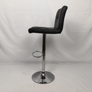 Đơn giản xoay PU da thanh ghế với cơ sở Chrome điều chỉnh chiều cao bền thiết kế hiện đại cho khách sạn nhà sử dụng phân cao - Product Image 5