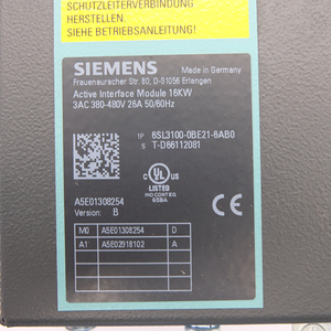 Module d'interface actif AIM 6SL31000BE216AB0 neuf d'origine pour module de ligne actif S120 16KW format compact - Product Image 6