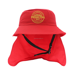 Sombrero de Sol de Ala Ancha Personalizado, Impermeable, UPF50+, Unisex, Tipo Pescador, con Solapa Extraíble para el Cuello y Correa de Seguridad para la Barbilla - Product Image 1
