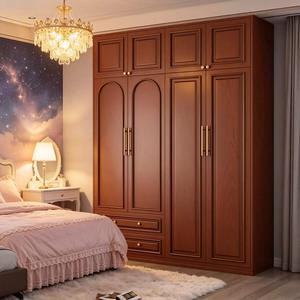 <span class=keywords><strong>Armoire</strong></span> de chambre en MDF sur mesure avec panneau cintré, résistante à l'humidité et écologique, autoportante pour un rangement moderne de chambre à coucher - Product Image 3