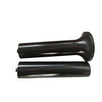 Grattoir de bande transporteuse anti-abrasion à section vide, accessoire de grattoir couleur personnalisée pour ligne de traitement d'agrégats